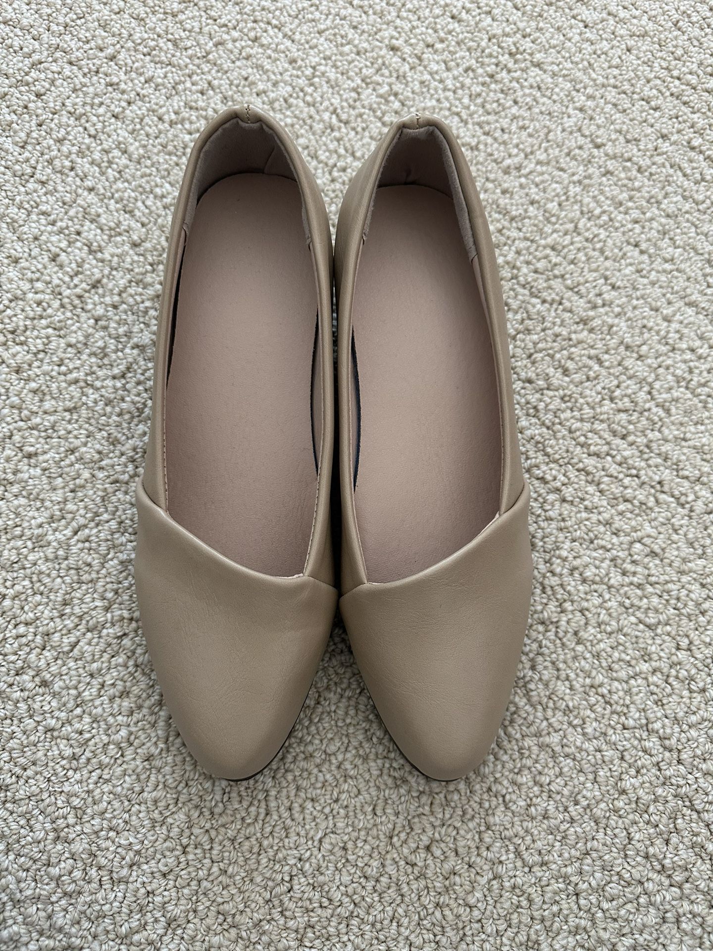 6.5 women's soft leather flat shoes