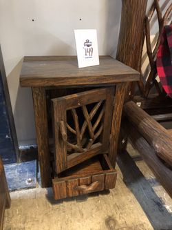 In Stock! Solid Wood Side Table/Nightstand $149!