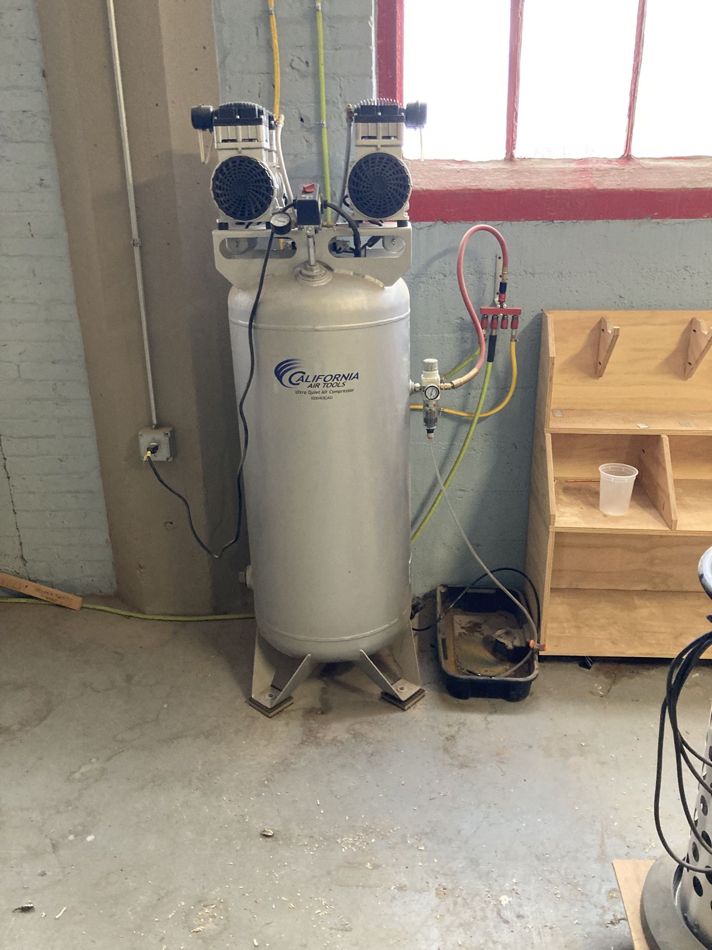 California Air Tools Ultra Quiet 60-Gallon Air Compressor (4HP, 220V) - Model 60040CAD