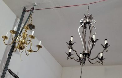 Chandeliers With Beads And Shades