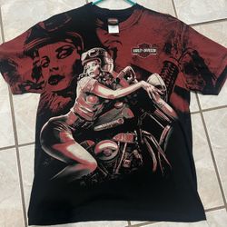 Harley Davidson Graphic T Shirt 