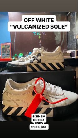 OFF WHITE VULCANIZED SOLE