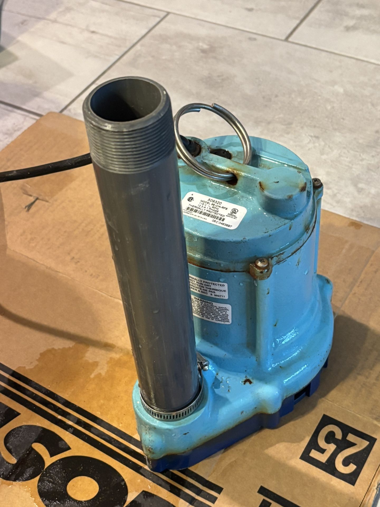 Little Giant Sump Pump