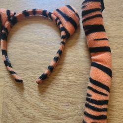 Kids Tiger Headband & Tail S/M