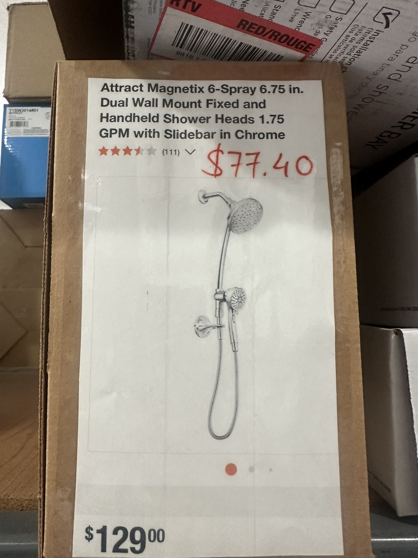 MOEN Handheld Shower Heads in Chrome