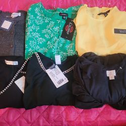 Lot of 6 New Clothes Size M. Total value $240