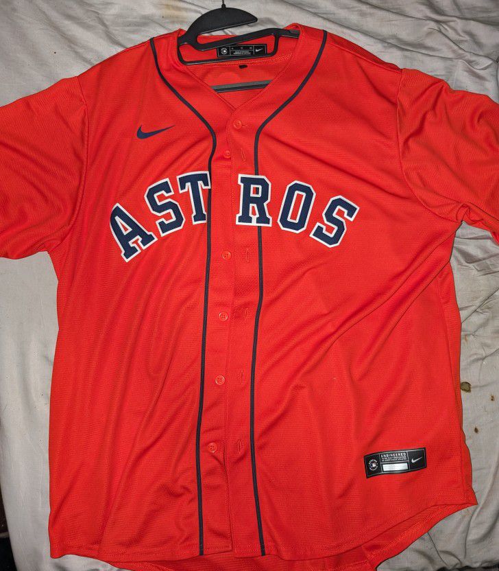 Men's Houston Astros (#3 Pena) Official MLB Jersey (Size XL)