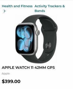 Apple Watch 11 - Space gray aluminum 42mm GPS only (no cellular) Brand New In Box