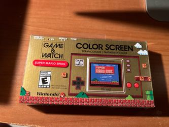 Super Mario Bros Game & Watch console