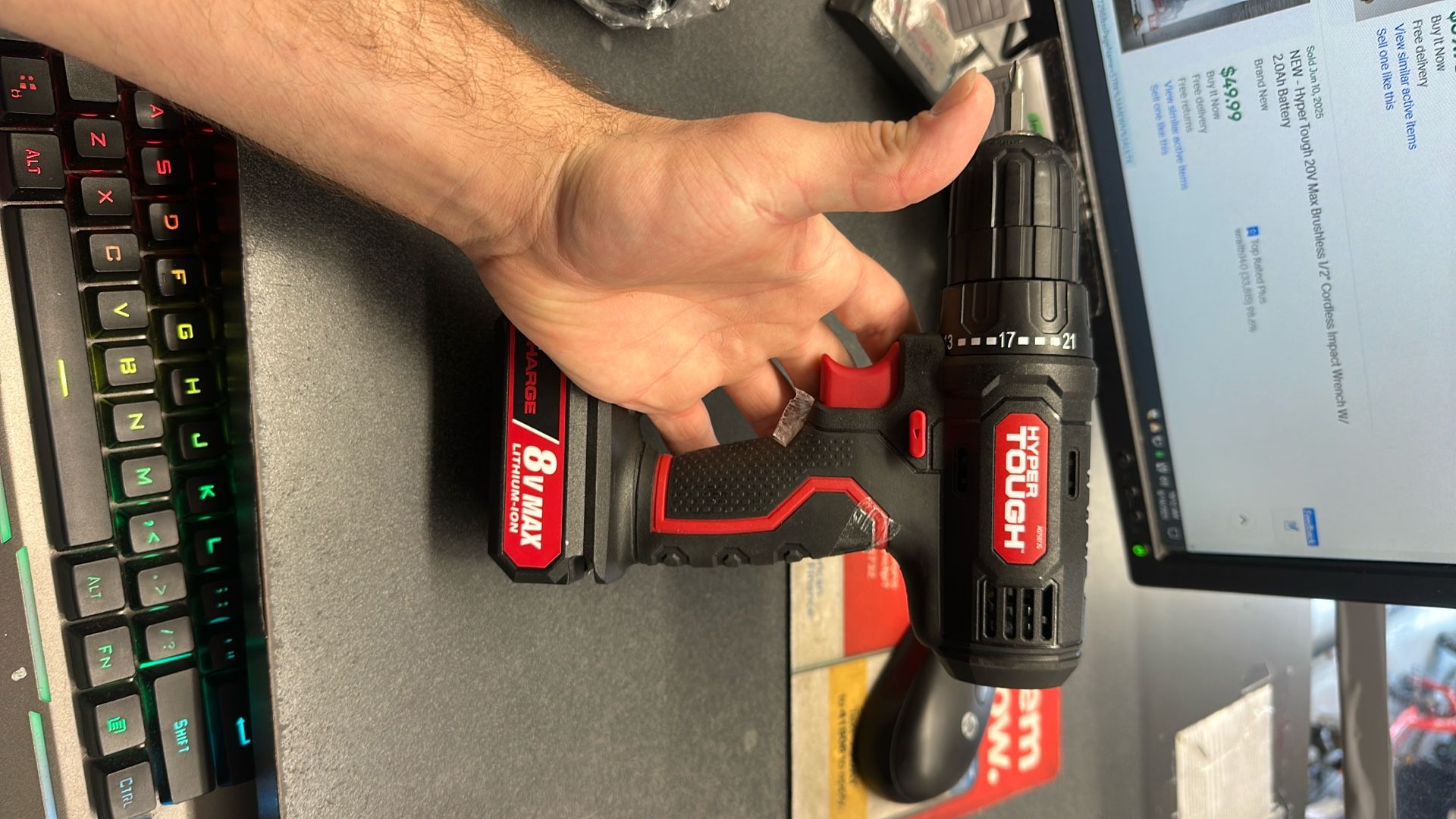 Hyper Tough Drill $19
