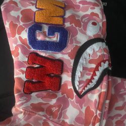 PINK BAPE JACKET