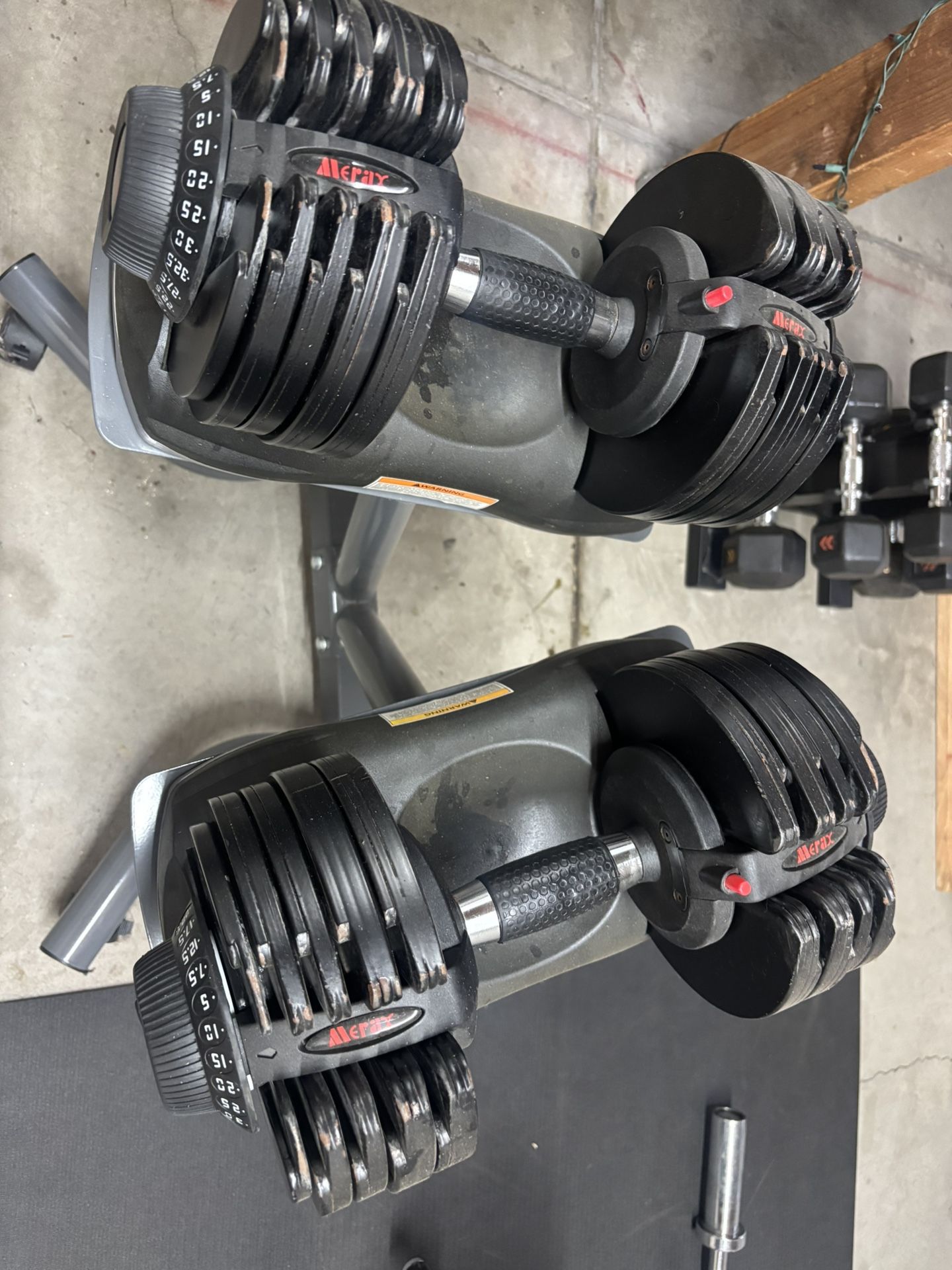 Adjustable Dumbbells 5-72 lbs ( 5-32 KG) Used