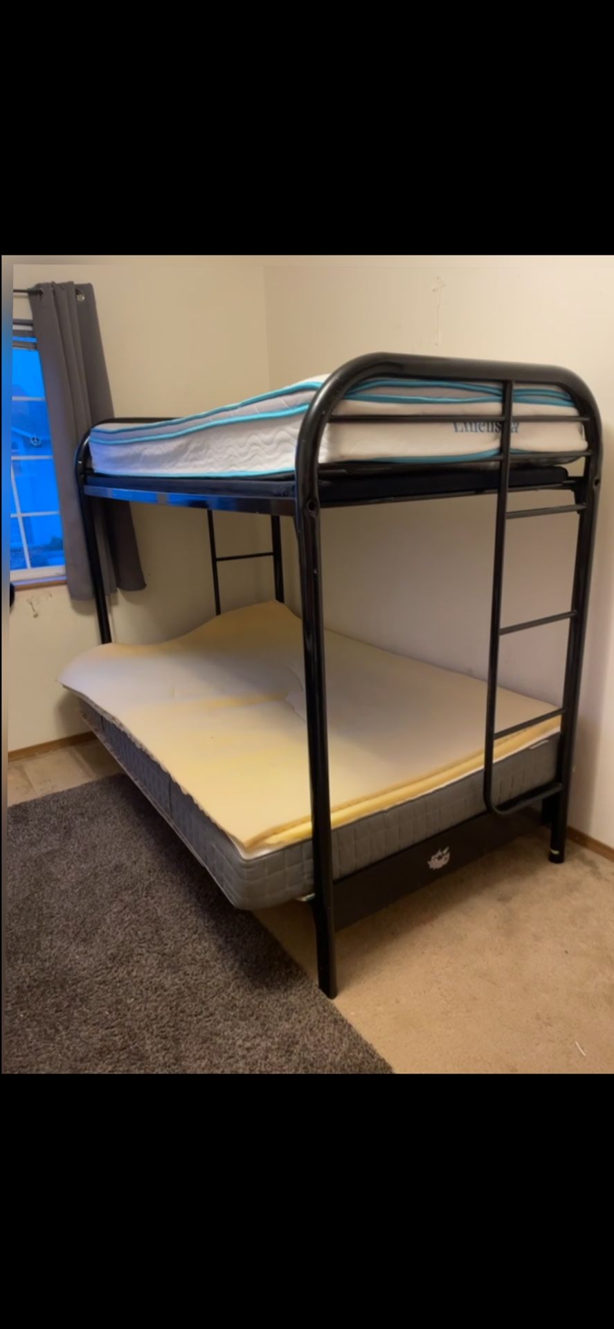 Bunk Bed Frame And Mattresses