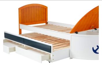Admiral Twin bed with trundle and storage