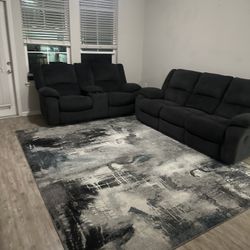 Sofa Recliner sets with carpet