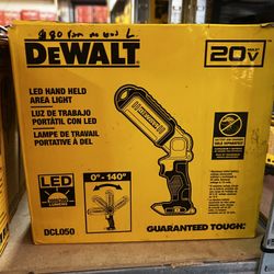 Dewalt 20v Max Led Hand Held Area Light Tool Only
