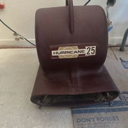 Hurricane 25 Floor Blower 17X17