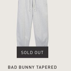 Bad Bunny capsule Sweat Pants And tee