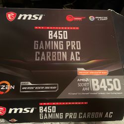 MSI B450 Gaming Pro Carbon AC