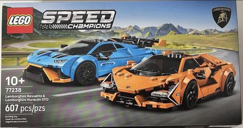 LEGO Speed Champions: Lamborghini Revuelto & Lamborghini Huracan STO (77238)