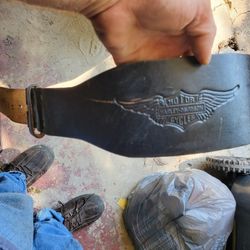 Leather Harley Belt