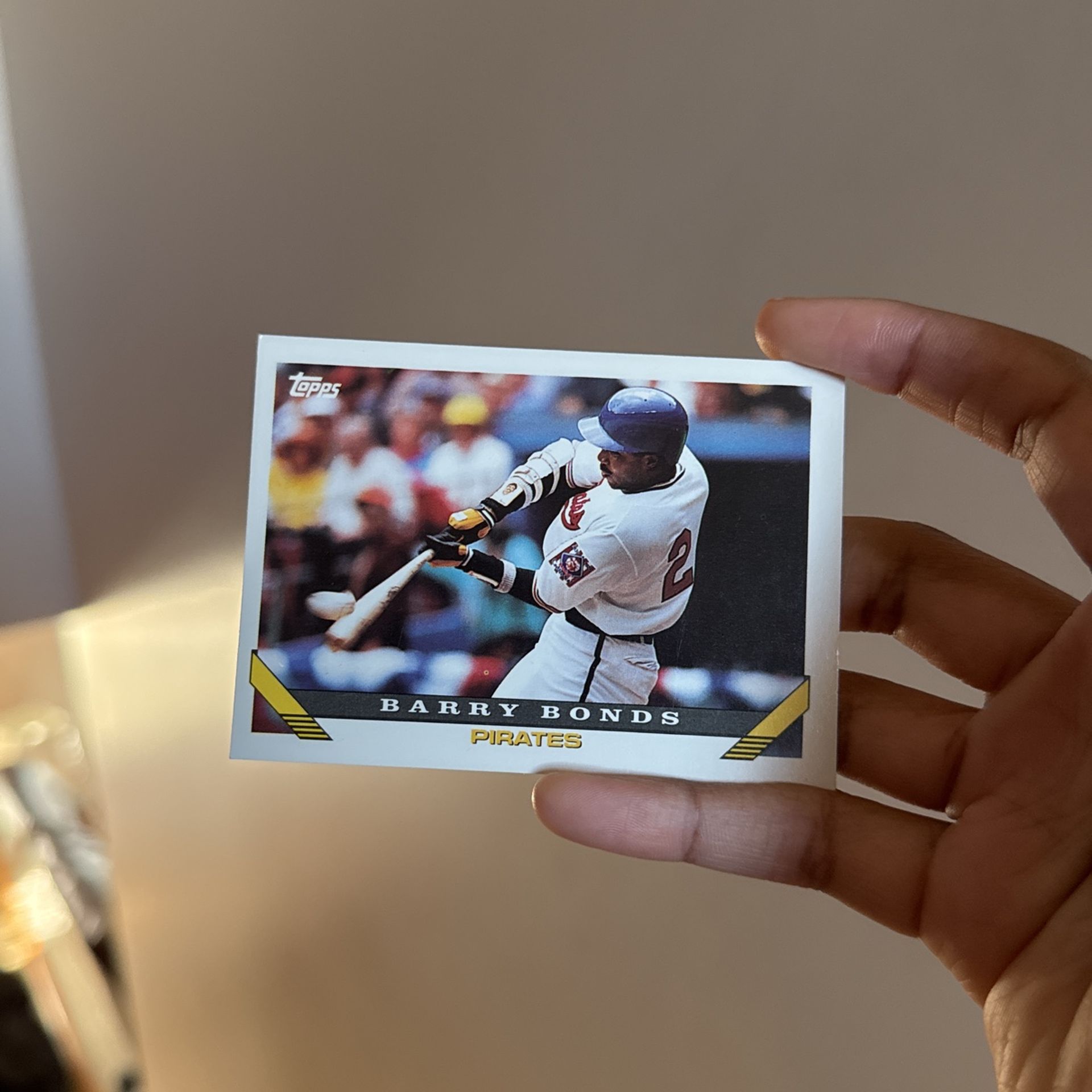 1992 Topps- 1993 Topps Pre-Production Samples Barry Bonds