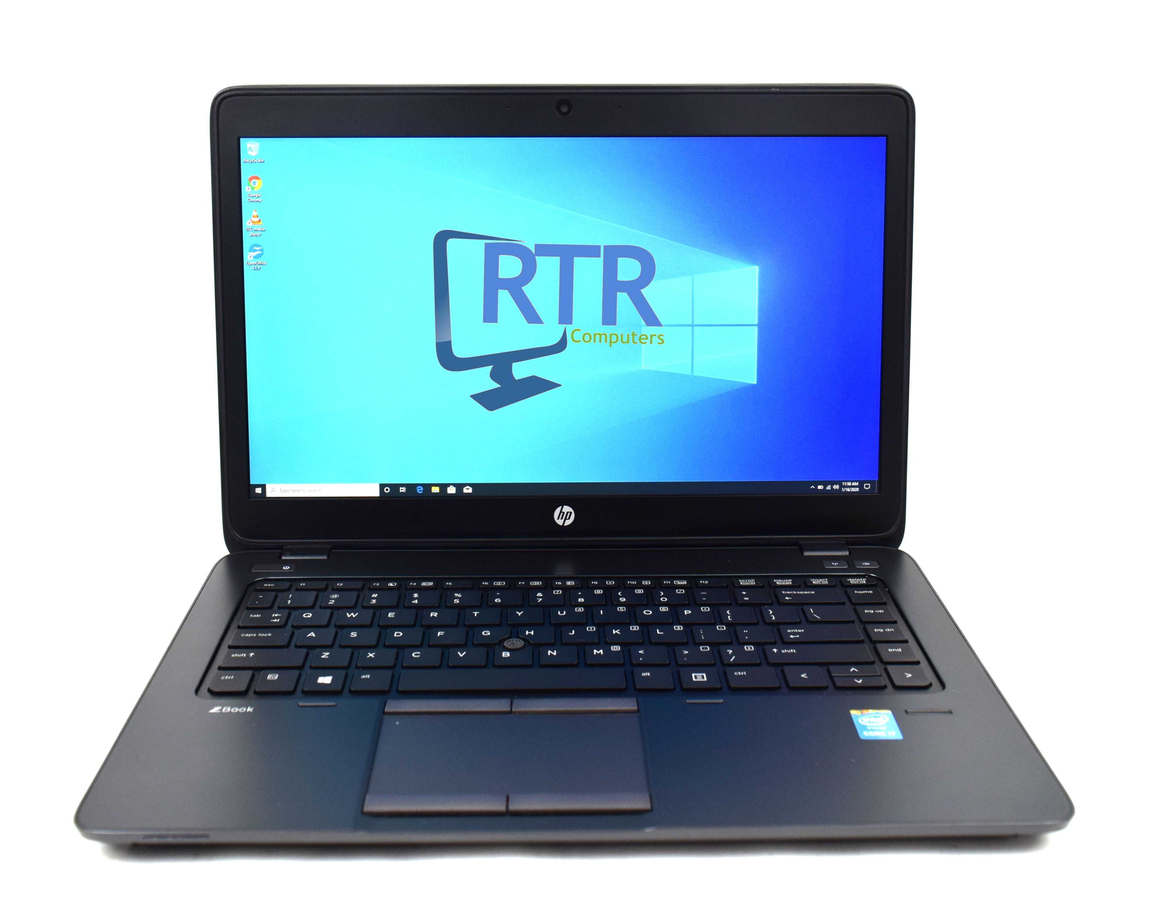 HP ZBook 14 Laptop i7-4600U 2.10Ghz 8GB 256GB SSD 14" Windows 10 Pro WebCam Backlit Keyboard