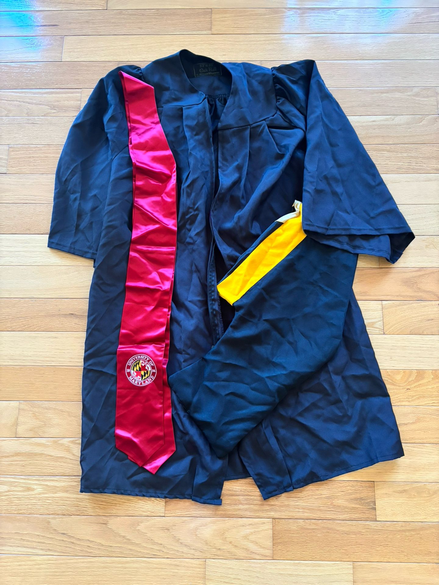 University Of MD Graduation Gown