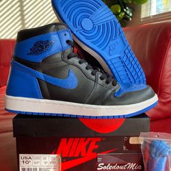 Nike Air Jordan 1 Royal OG HIGH sz10.5 Pass DS Breds Banned Shattered  Lost And Found FOAMPOSITE 