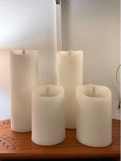 Luminara Candles! Sparkly version. Purchased from QVC.