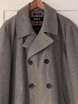 Men’s Wool Gray Coat XL