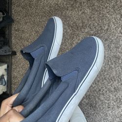 Men’s Blue Slip Ons