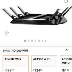Netgear Nighthawk x6 Quadband Router