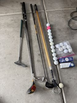 Golf Clubs And Golf Balls