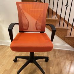 Office Chair Ergonomic Computer Desk Mesh Chair Mid Back Swivel Lumbar Support with Armrest