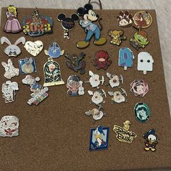Disney/universal pins(trading) cheap and Funko pops Donald/Walle