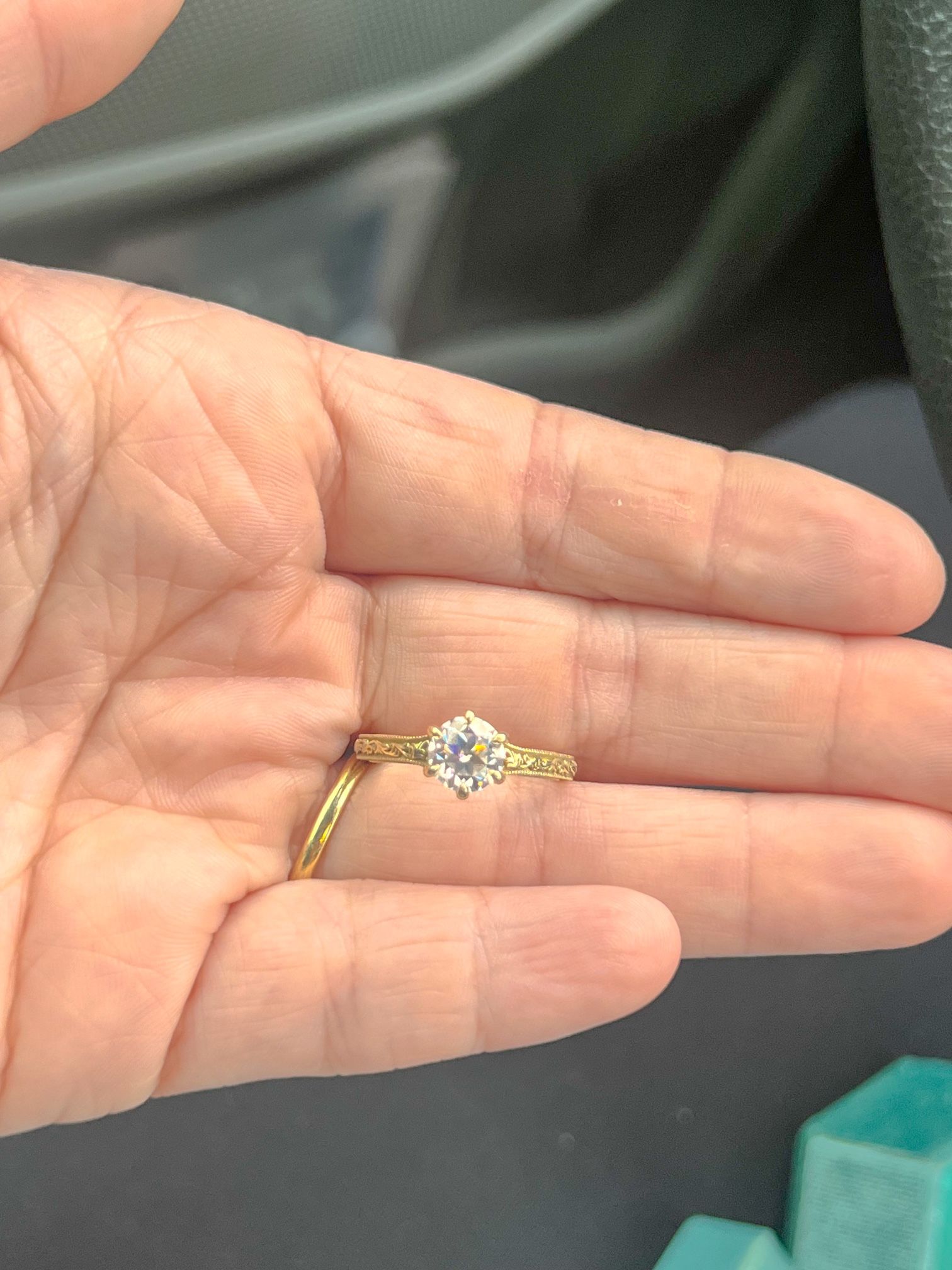 Gold Vintage Engagement Ring