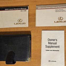 2004 Lexus ES 330 Owners Manual