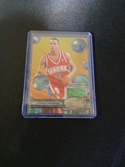 1997 Skybox Metal Universe Allen Iverson Card