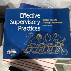 Effective Supervisory Practices 