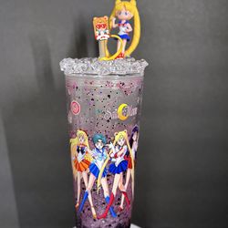 Sailor moon snow globe lava cup