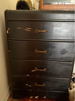 Dresser - wooden, 4 drawer