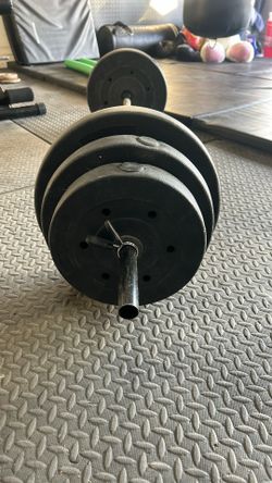 100 Lbs Total 5ft Bar 1 Inch Wide