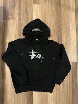 Stüssy Black Logo Hoodie – Size S