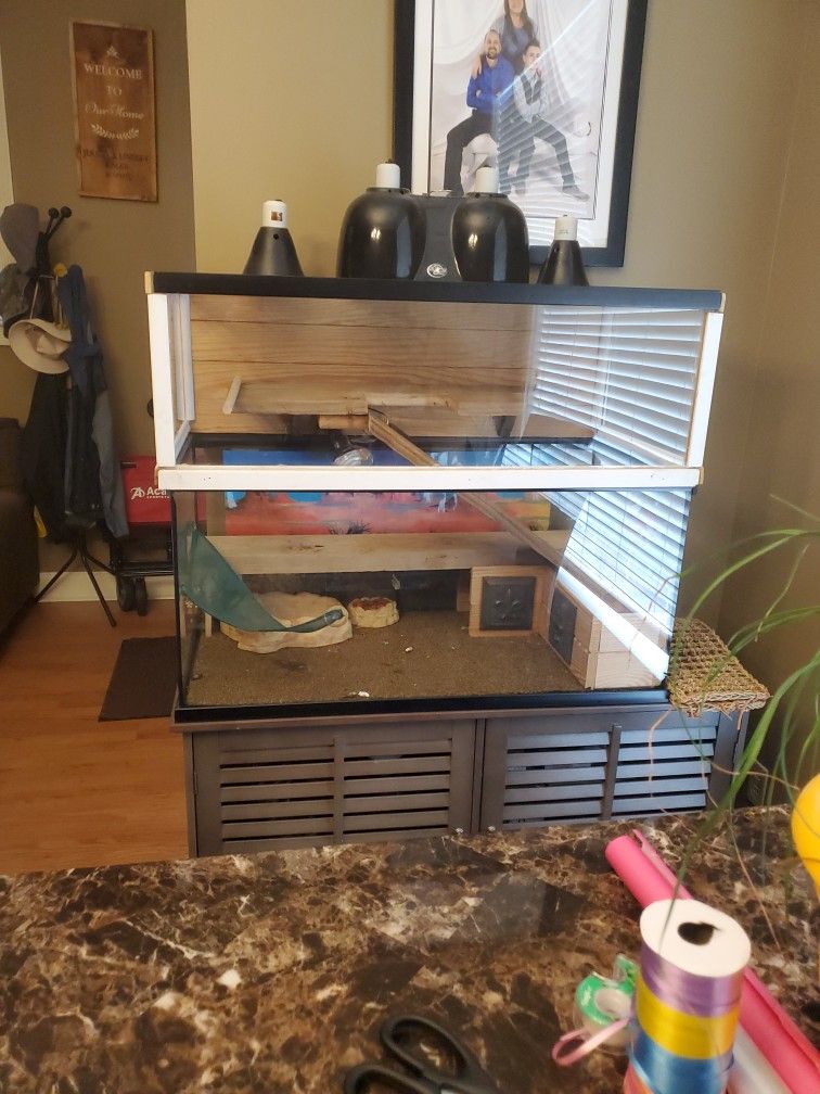 2 story bearded dragon cage