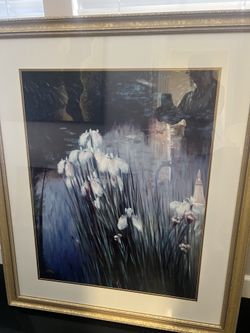 3 large framed prints. Great for a long hallway