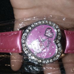 NWT pink Hello Kitty Watch