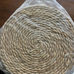 Round Woven Placemats set of 12. 13” diameter. Brand New!
