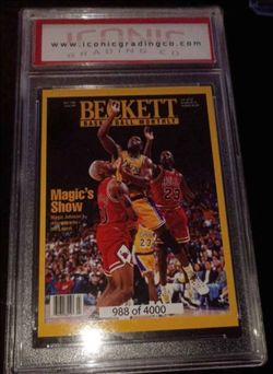 Johnson/ ball dual card  graded 8