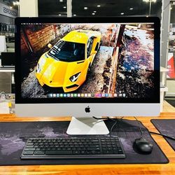 Apple iMac 27” 5K Retina 2015 3.2Ghz i5 16GB 530GB SSD OS Monterey -Crack Glass